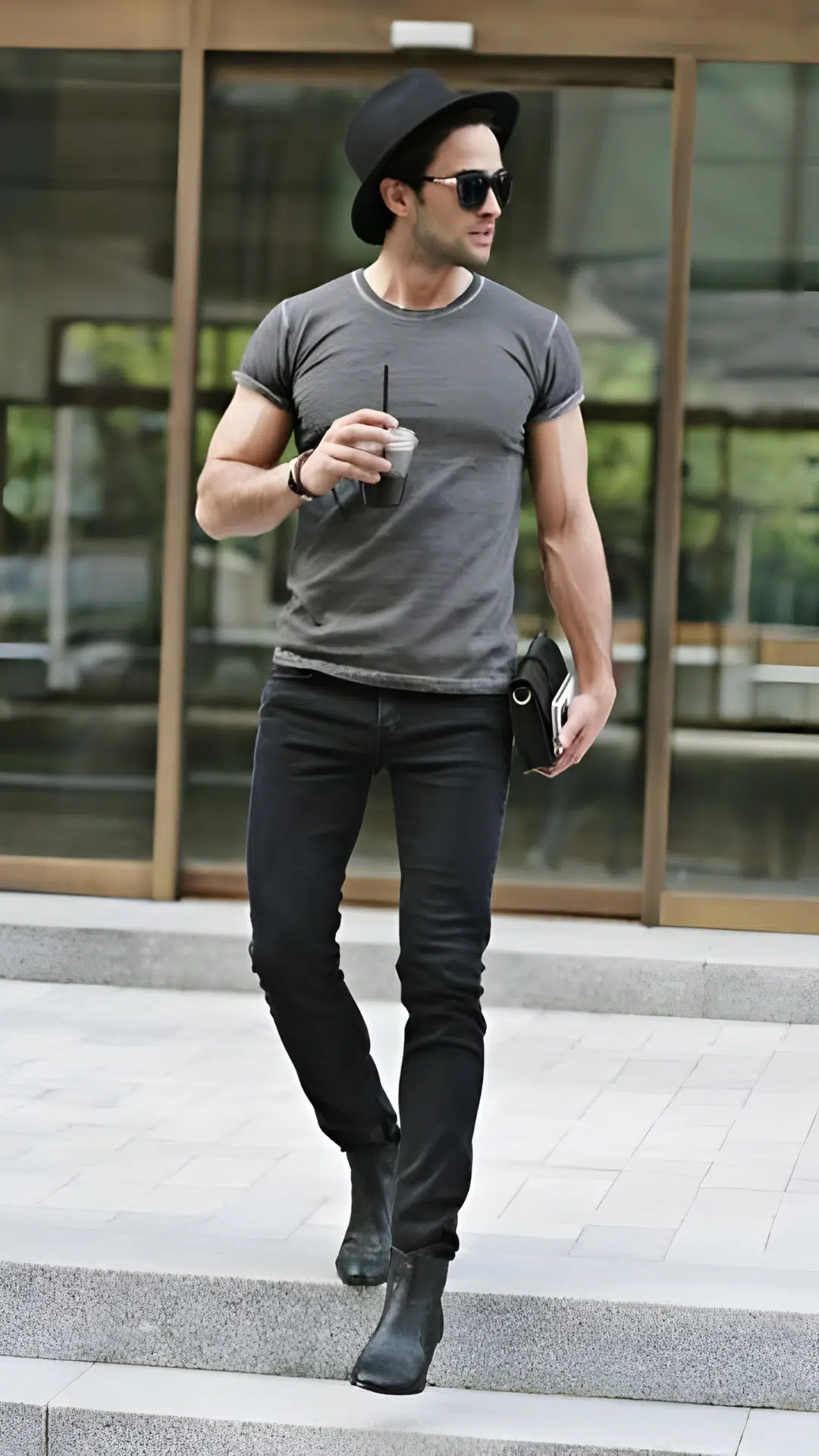 Men's Gray Outfit Idea