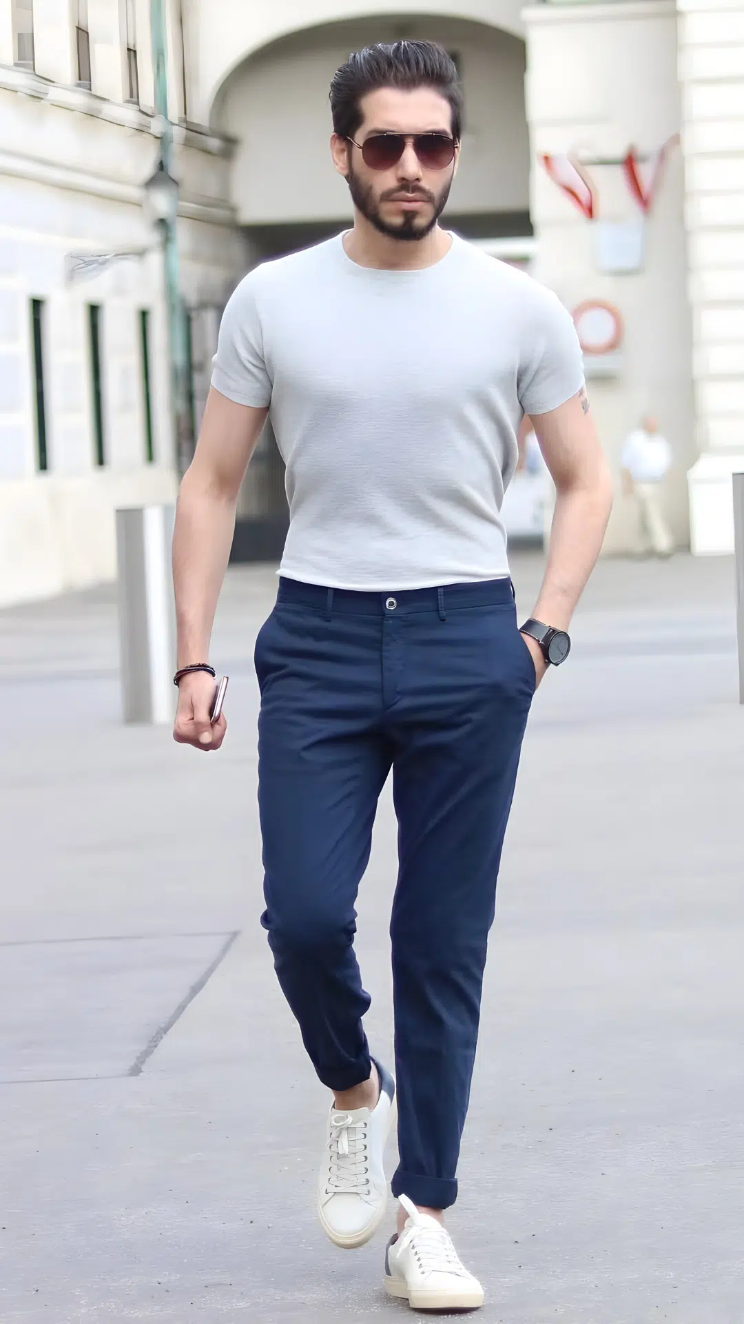 Men's Gray Outfit Idea
